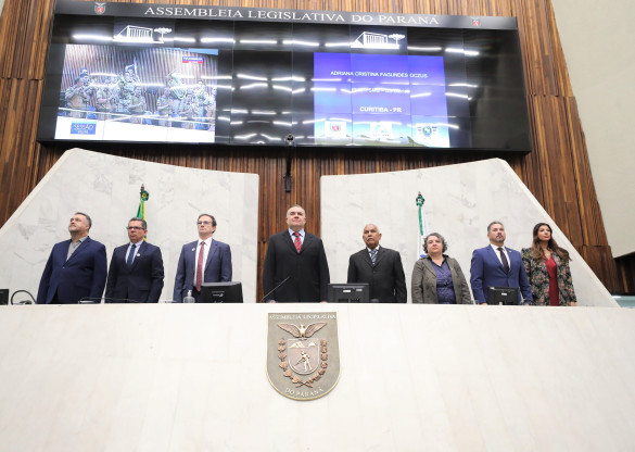 Sessão Solene na Assembleia Legislativa condecora personalidades empreendedoras do Paraná