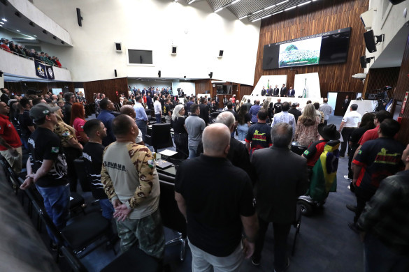 Solenidade prestou homenagem aos CAC’s e Clubes de Tiro do Paraná
