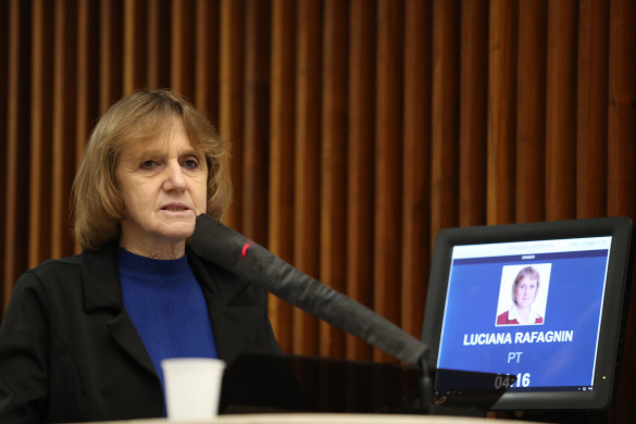 Deputada Luciana Rafagnin propõe pagamento de auxílio temporário para mulheres vítimas de violência