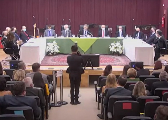 Comissão Executiva da Assembleia Legislativa participa da posse do novo presidente do TRE-PR