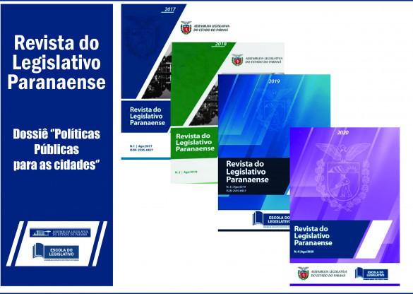 Revista do Legislativo Paranaense lança dossiê “Políticas públicas para as cidades”