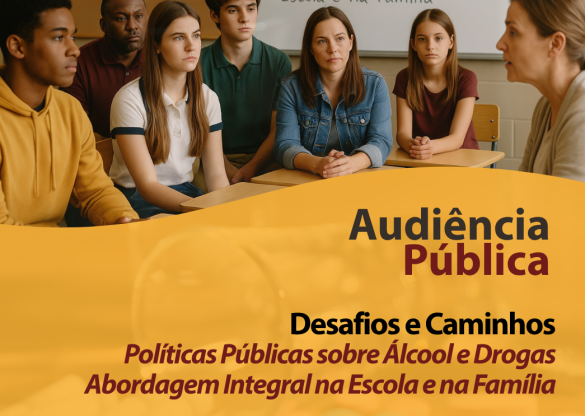 Assembleia sedia audiência pública sobre políticas de combate às drogas e álcool