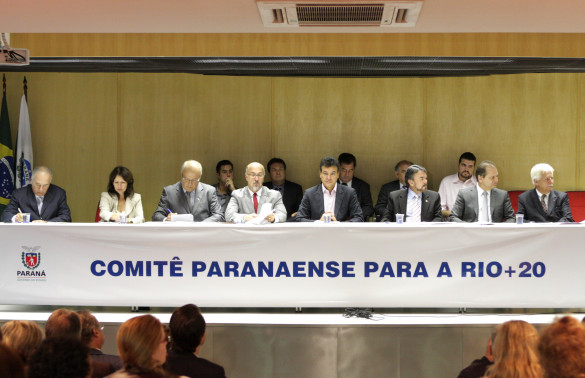Legislativo participa da instalação do Comitê Paranaense para a Rio + 20
