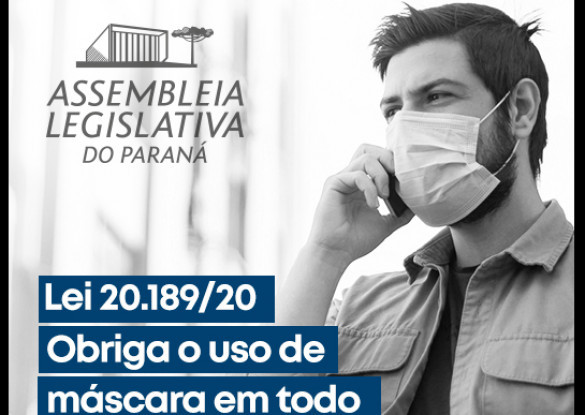Seguindo exemplo da Assembleia do Paraná, Câmara dos Deputados aprova uso obrigatório de máscaras em todo o país