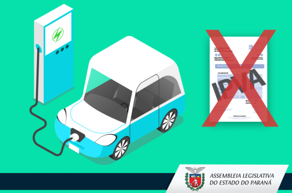 Projeto que zera a alíquota de IPVA de veículos elétricos começa a tramitar na Assembleia