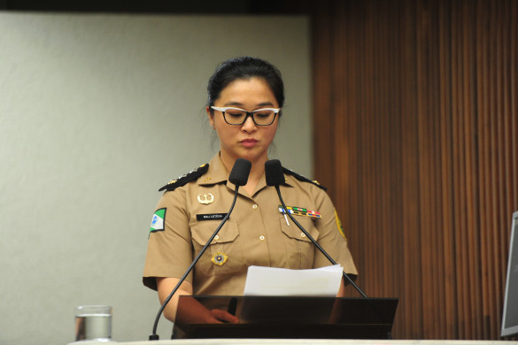 Major Letícia Chun Pei é convidada do Grande Expediente para falar sobre situação do Hospital da PM