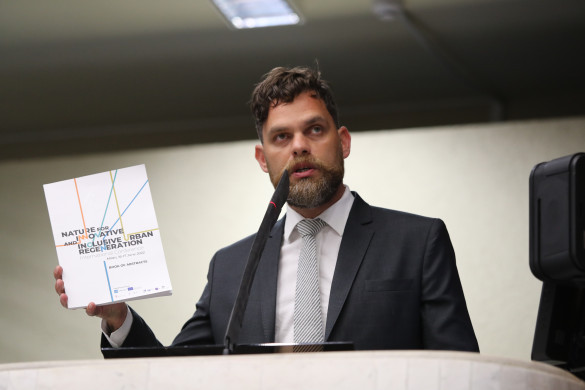 Deputado Goura participa da “Conferência Internacional Urbinat”, em Milão, e visitas oficiais a Lion e a Amsterdam