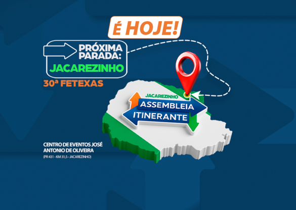 Assembleia Itinerante desembarca hoje (10) em Jacarezinho