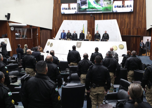 Assembleia Legislativa homenageia os 112 anos da Escola de Formação de Praças da Polícia Militar do Paraná