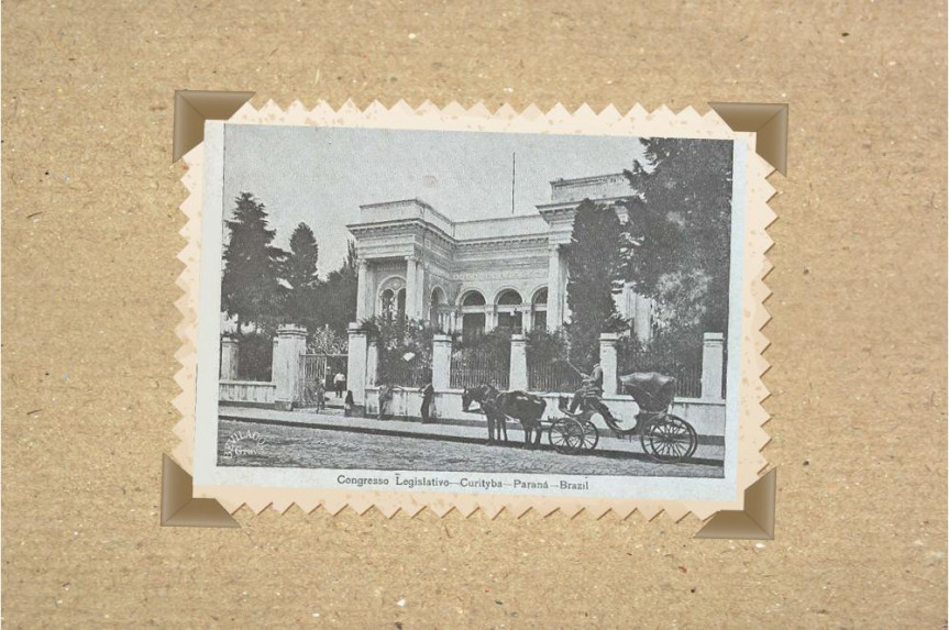 Palácio do Congresso em 1918.