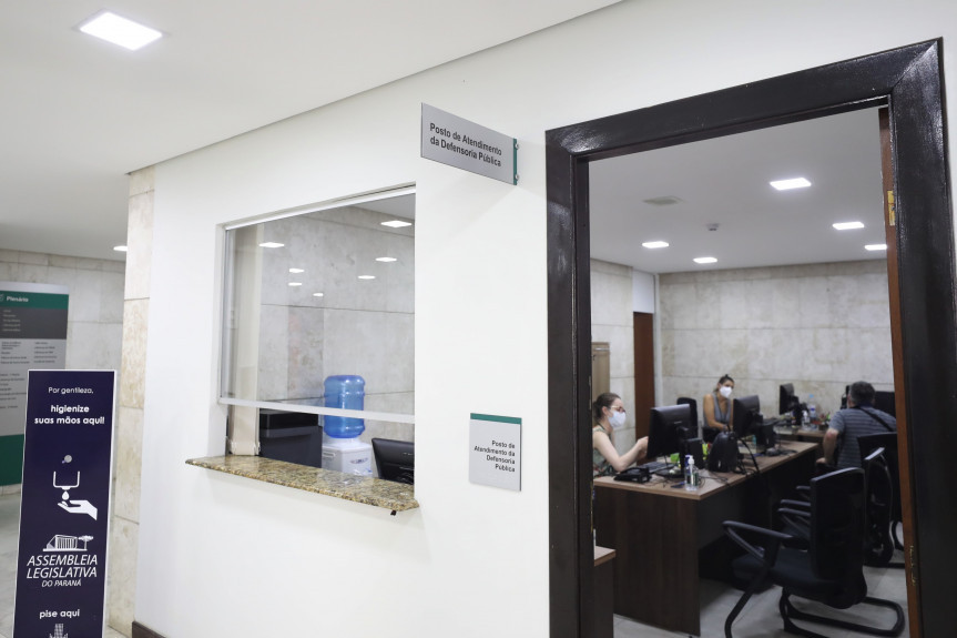 Posto da Defensoria Pública na Casa de Leis fica aberto de segunda a sexta-feira, das 9 às 17 horas e é aberto ao público.