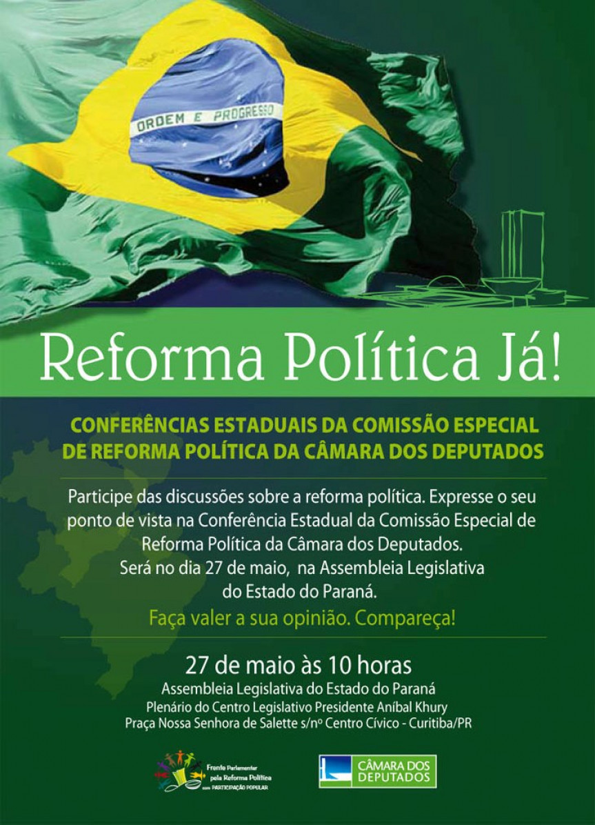 Reforma Política é Tema de Conferência Na Assembleia