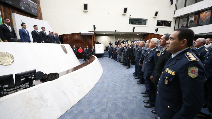 Assembleia Legislativa reconhece trajetória da Guarda Municipal de Curitiba