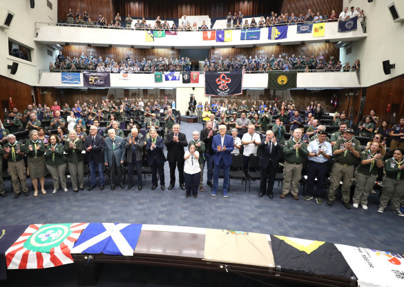 Na celebração do centenário do movimento no Brasil, escoteiros reafirmam compromisso de contribuir com a cidadania
