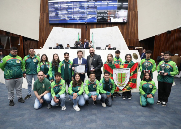 Banda Musical do Caximba conquista prêmios na Alemanha e recebe Menção Honrosa da Assembleia Legislativa
