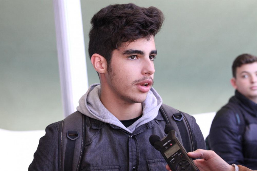 Estudante Lucas Roberto Sampaio.