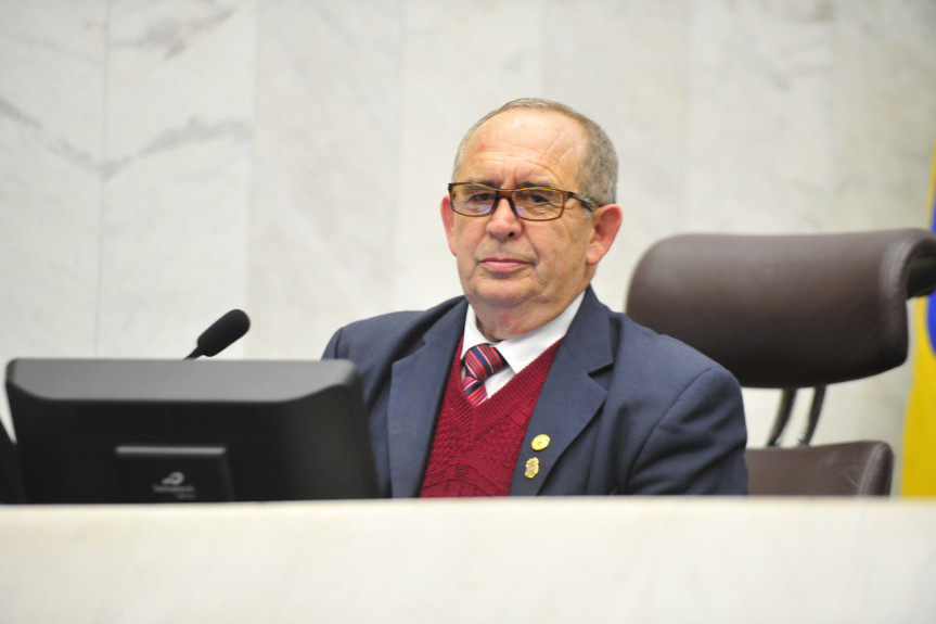 Deputado Delegado Recalcatti (PSD), presidente da Comissão de Cultura da Assembleia Legislativa do Paraná.