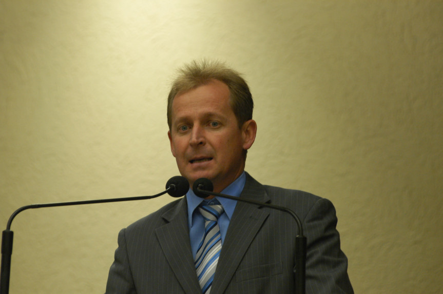 Deputado Elton Welter (PT) propositor do evento. (Foto: Sandro Nascimento)