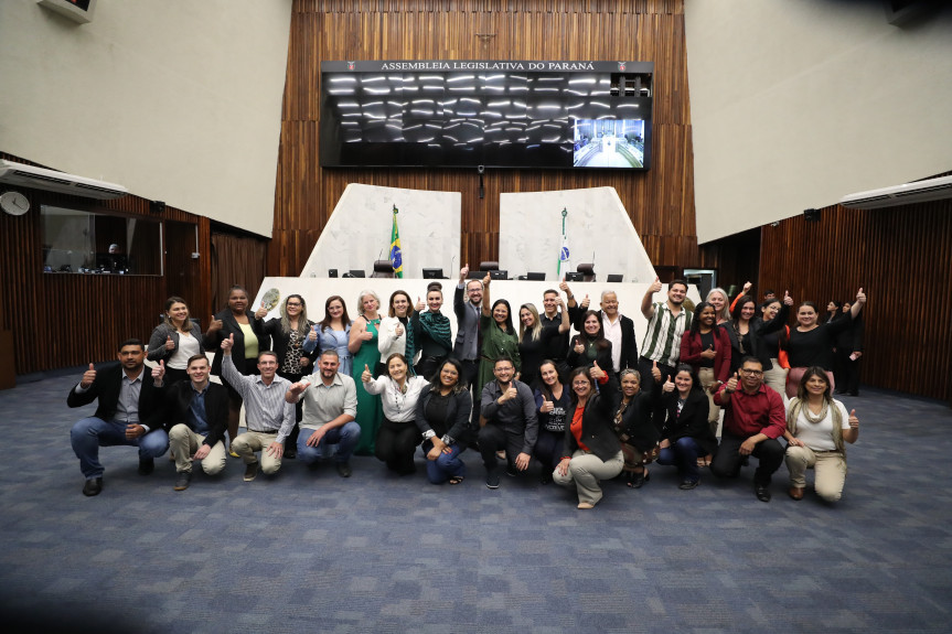 Alunos selecionados no Geração Atitude 2022 apresentaram suas propostas no plenário da Assembleia Legislativa.