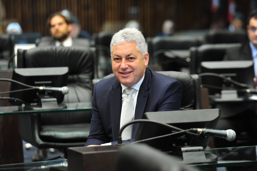 Deputado Douglas Fabrício (CDN), presidente da Comissão de Esportes da Assembleia Legislativa do Paraná.