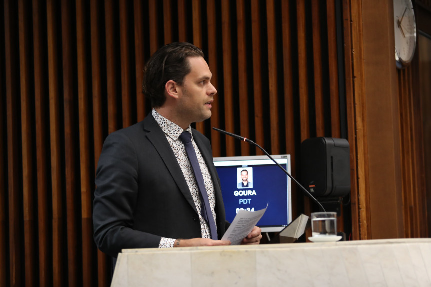 Deputado Goura (PDT), presidente da Comissão de Ecologia, Meio Ambiente e Proteção aos Animais da Assembleia Legislativa do Paraná.