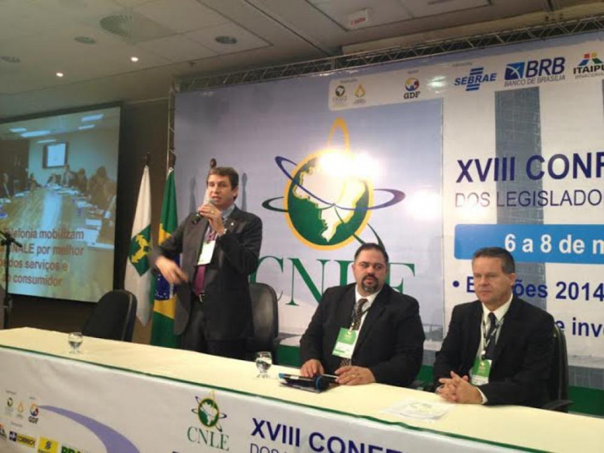 Deputado Artagão Júnior (PMDB) em Brasília na Conferência da Unale.