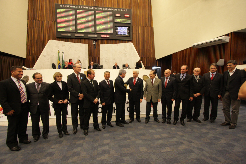 Cooperativistas homenageados na Alep