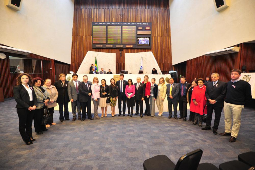 Abertura de mais uma campanha do "Outubro Rosa", por proposição da deputada Cantora Mara Lima (PSDB).