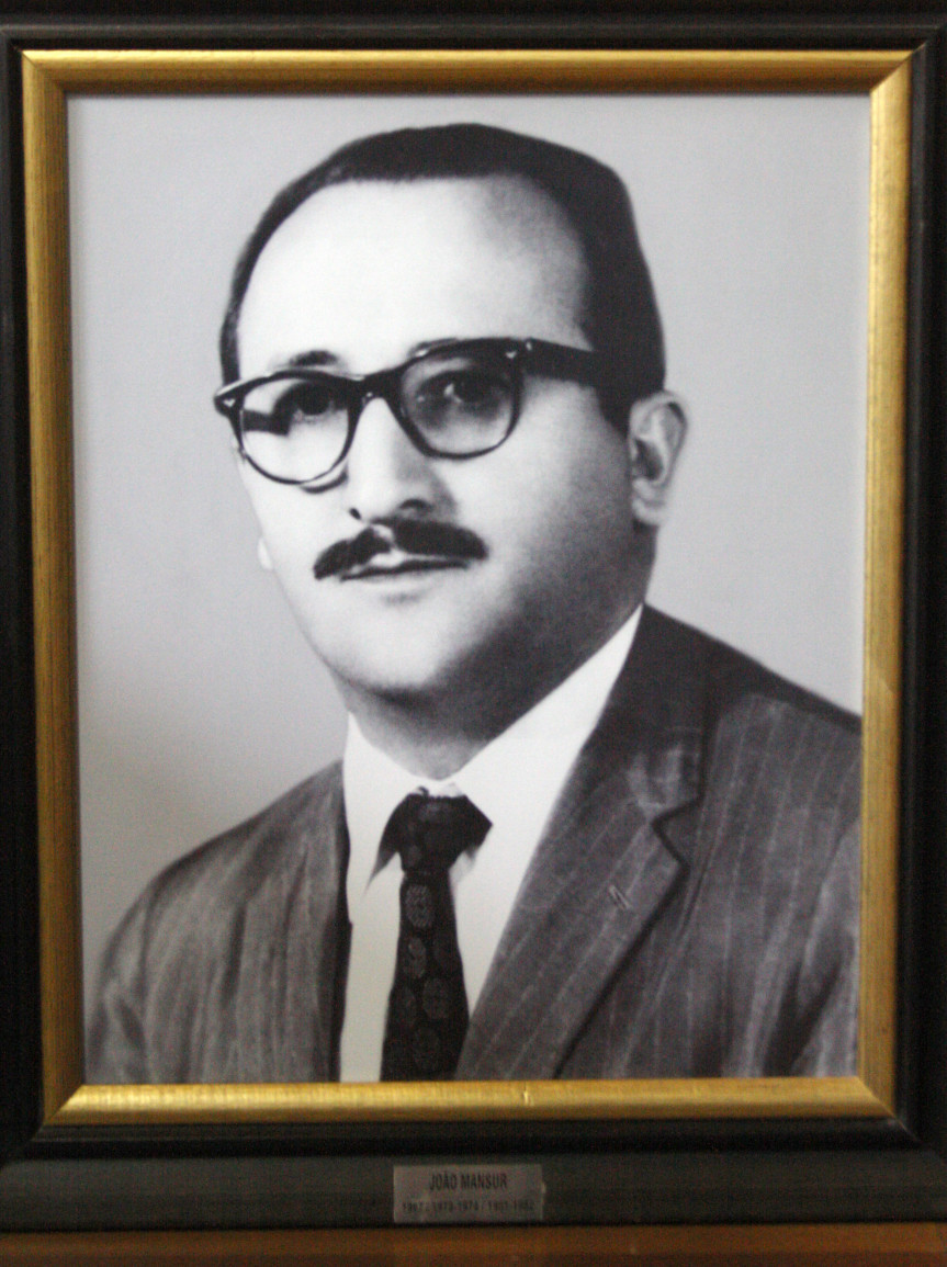 João Mansur presidiu a Assembleia Legislativa nos anos de 67, 73/74 e 81/82.