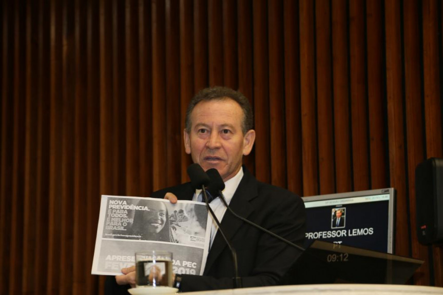 Deputado Professor Lemos (PT).