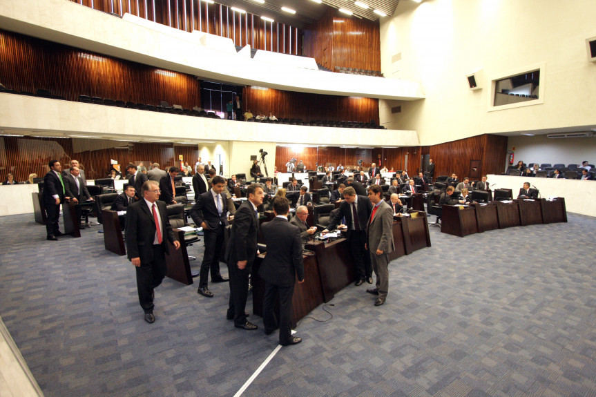 Deputados durante a votação da Ordem do Dia.