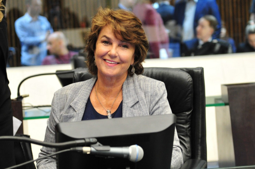 Deputada Cristina Silvestri (CDN), procuradora da Mulher na Assembleia Legislativa do Paraná.