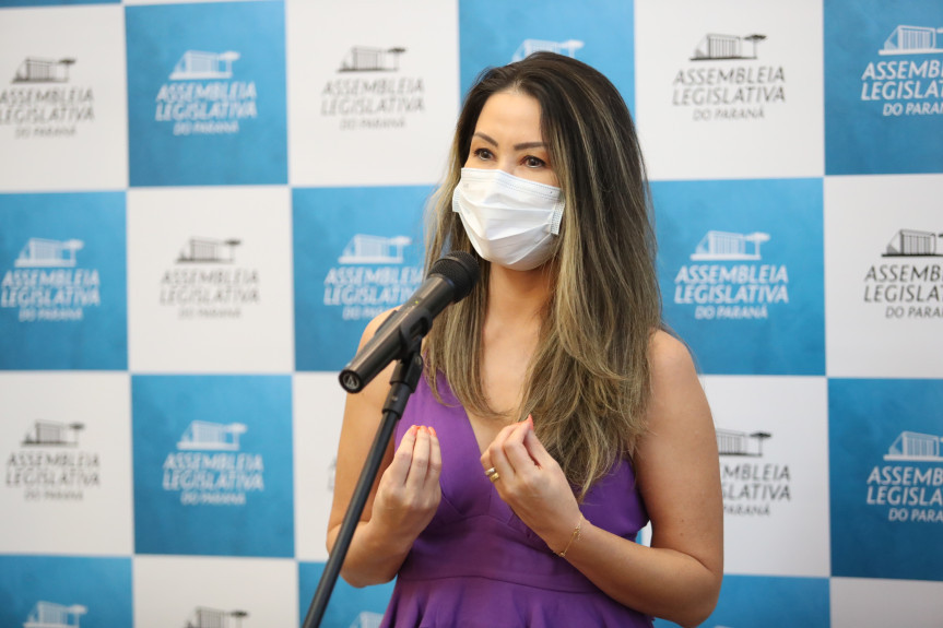 Luciana Saito Massa, primeira-dama do Estado e presidente do Conselho de Ação Solidária.