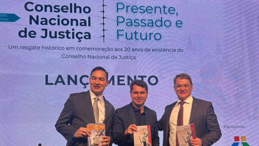 Deputado Alexandre Curi (PSD) participou do evento promovido pelo Tribunal de Justiça do Estado do Paraná (TJPR), em Foz do Iguaçu.