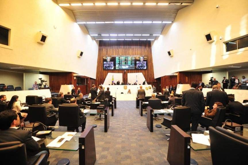 Plenário da Assembleia Legislativa do Paraná.