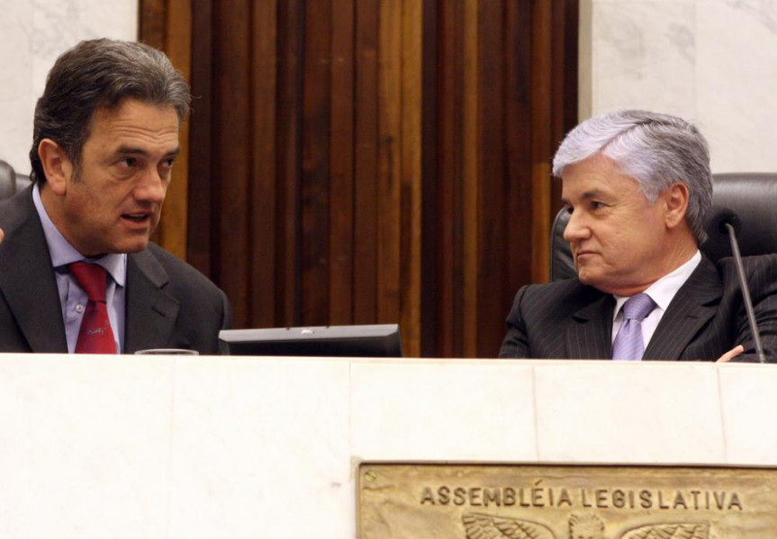 Deputados Plauto Miró (DEM) e Rossoni (PSDB).