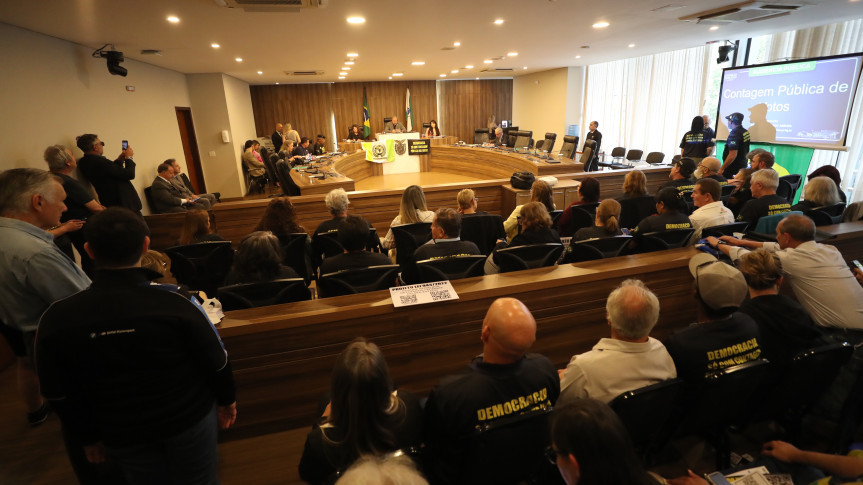 Audiência pública foi realizada no Auditório Legislativo.