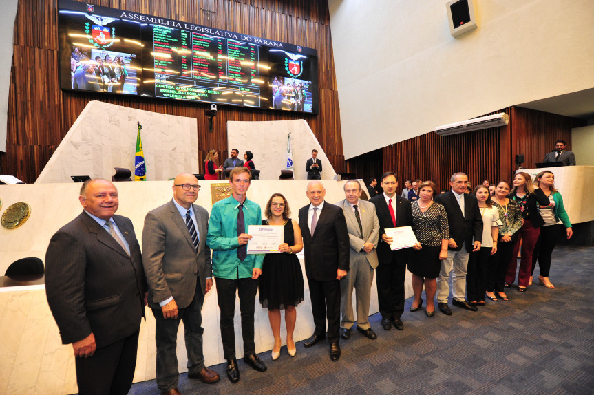 Cerimônia de premiação da edição 2017 da Caravana da Cidadania que integra o projeto Geração Atitude