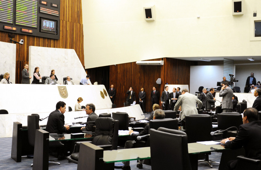 Plenário da Assembleia Legislativa do Paraná.