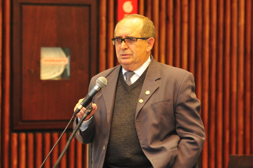 Deputado Delegado Recalcatti (PSD), presidente da Comissão de Cultura da Assembleia Legislativa do Paraná.