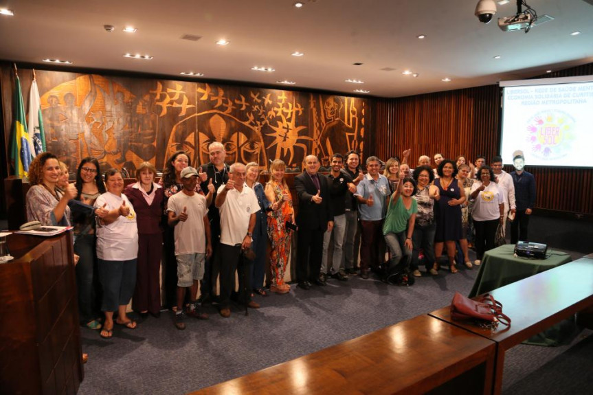 Rede de voluntários Libersol, que atua na reinserção social de pessoas com transtorno mentais através da economia solidária, apresentou o trabalho desenvolvido à Comissão de Saúde da Alep.