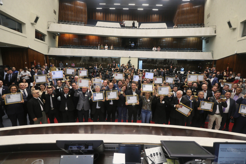 Solenidade de premiação do VII Prêmio Gestor Público Paraná.
