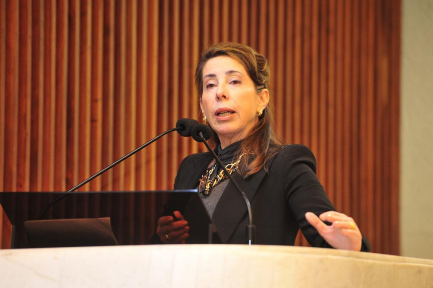 Exposição da endocrinologista Gleyne Lopes Biagini.