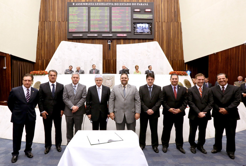 Posse da nova Mesa Diretora.