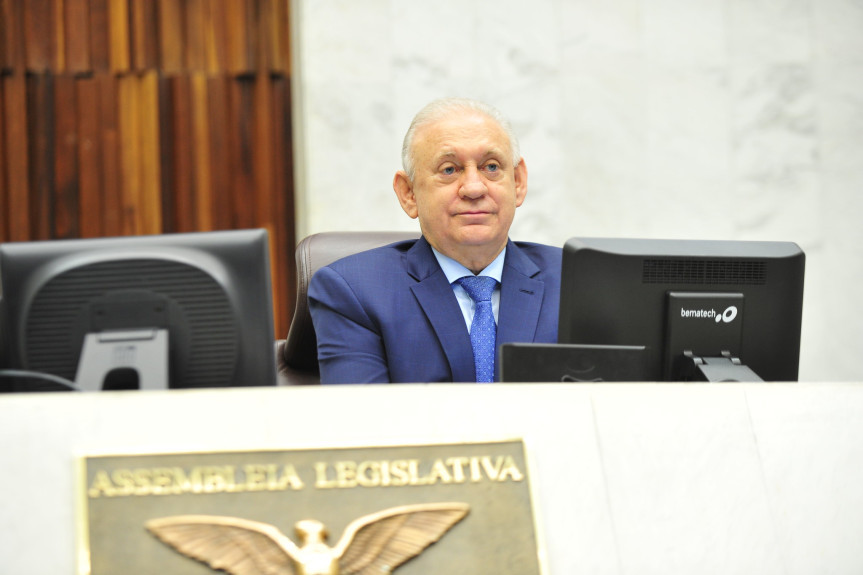 Presidente da Assembleia, deputado Ademar Traiano (PSD).