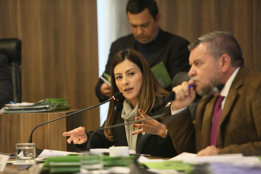 Em dia de reunião especial da CCJ com projetos voltados à políticas públicas para mulheres, a deputada Mabel Canto, suplente na Comissão, participou dos debates como titular.