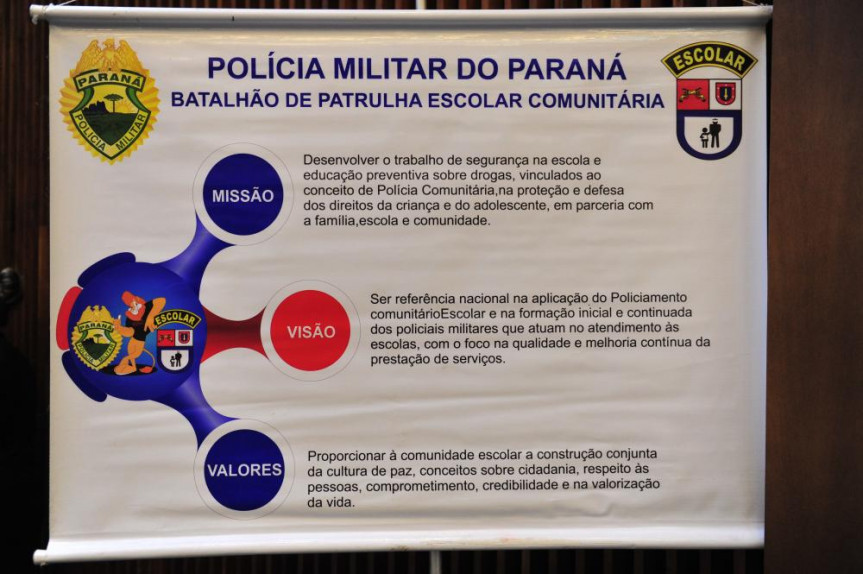 Sessão Solene em comemoração aos "10 Anos do Batalhão de Patrulha Escolar Comunitária" (BPEC).