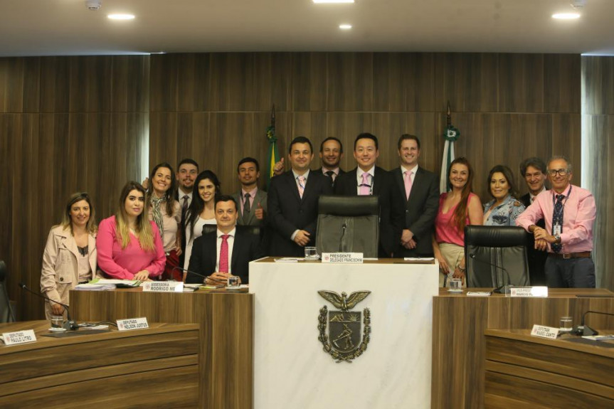 Em sessão especial da CCJ, servidores da Comissão aderem ao Outubro Rosa.