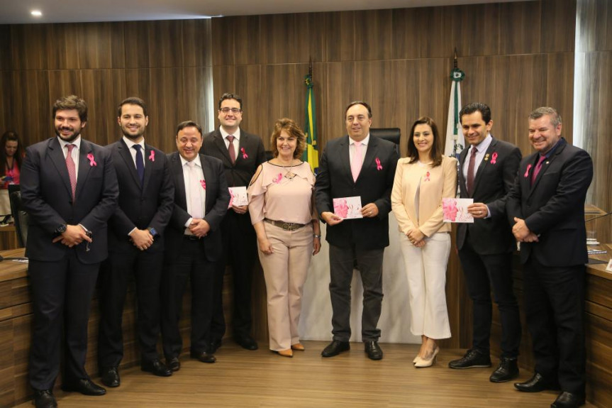 Em sessão especial com projetos voltados à saúda da mulher, deputados da CCJ aderem ao Outubro Rosa.