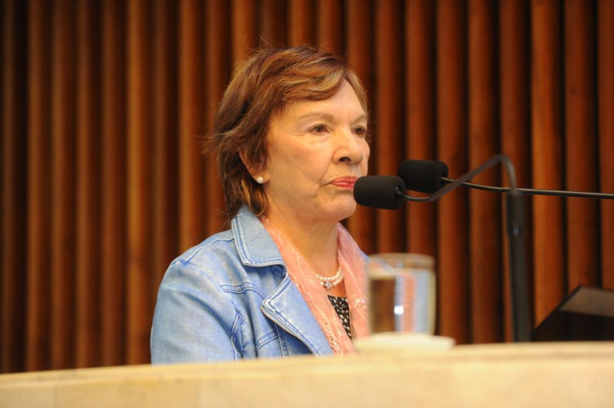 Presidente da CASLA, Gladys Renée de Souza Sanchez.
